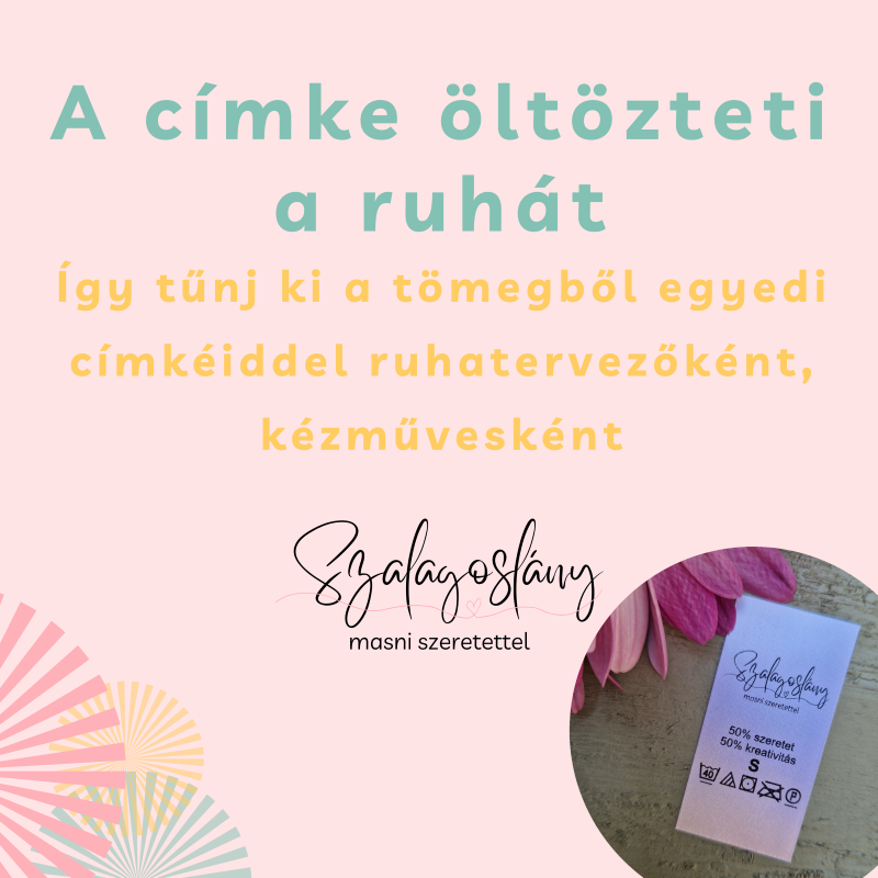 A címke öltözteti a ruhát